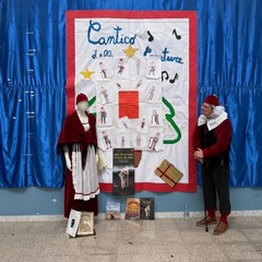 La maschera di Don Pancrazio Cucuzziello tra i banchi dell'istituto San Giovanni Bosco di Bisceglie