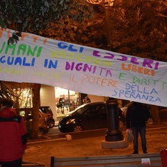 Diritti a testa alta in piazza San Francesco a Bisceglie