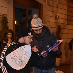 Diritti a testa alta in piazza San Francesco a Bisceglie