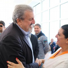 Michele Emiliano in visita presso le strutture ospedaliere di Bisceglie