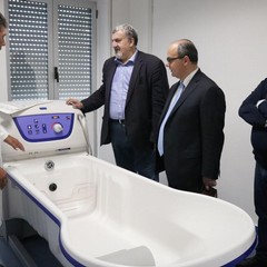 Michele Emiliano in visita presso le strutture ospedaliere di Bisceglie
