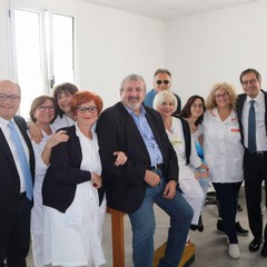 Michele Emiliano in visita presso le strutture ospedaliere di Bisceglie