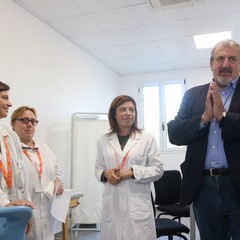 Michele Emiliano in visita presso le strutture ospedaliere di Bisceglie