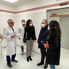 Sopralluogo di Francesco La Notte all'ospedale di Bisceglie