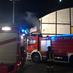 Incendio in una pizzeria