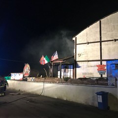 Incendio in una pizzeria