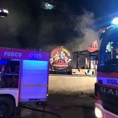 Incendio in una pizzeria