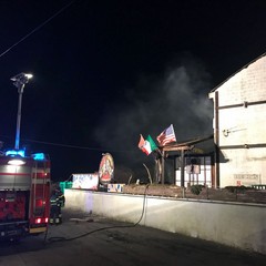 Incendio in una pizzeria