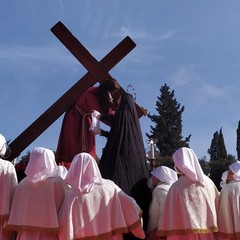 Processione dell'incontro del venerdì santo 2022