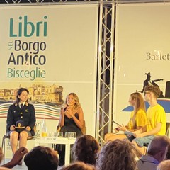 Presentazione “Francesco Pio. Per sempre diciotto anni” sul palco di "Libri nel Borgo Antico"