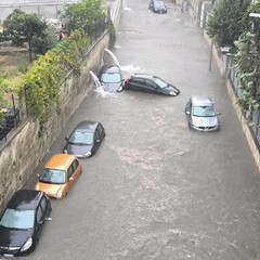 Allagamenti in via Pozzo Marrone