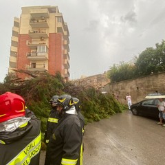 Intervento vigili del fuoco in via Pozzo Marrone