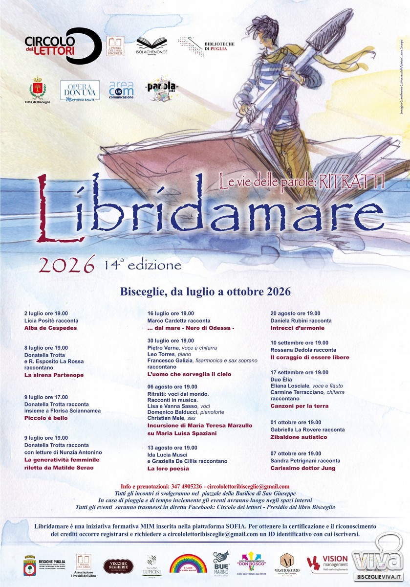 Il programma di Libridamare 2026