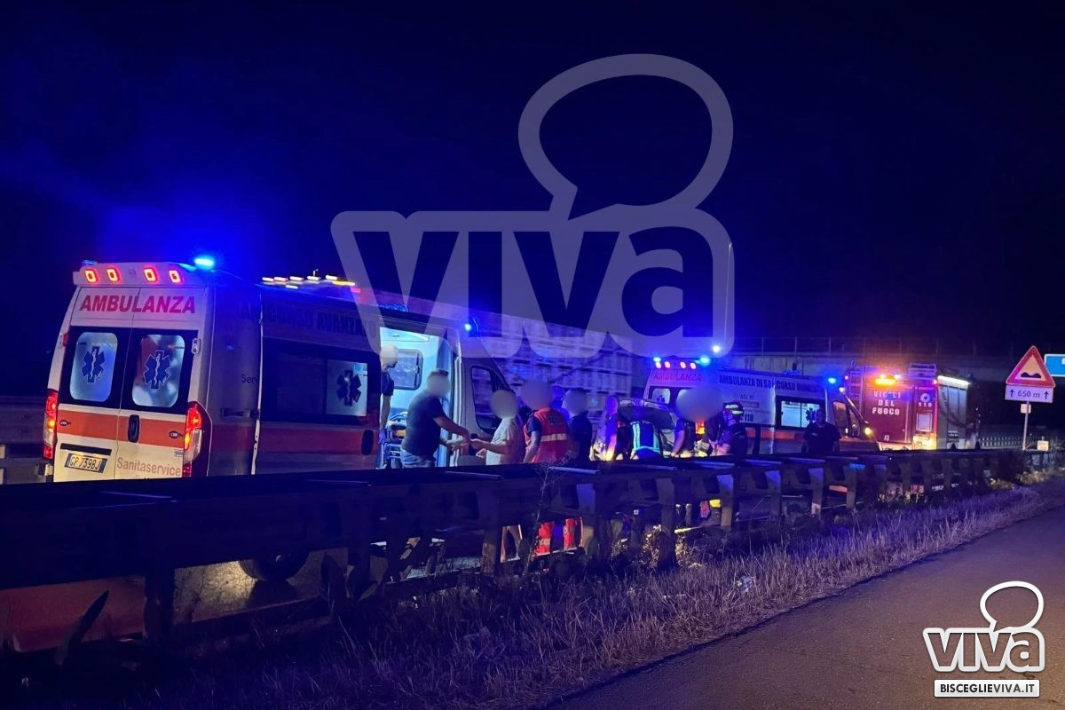 Brutto incidente sulla 16 bis in territorio di Bisceglie