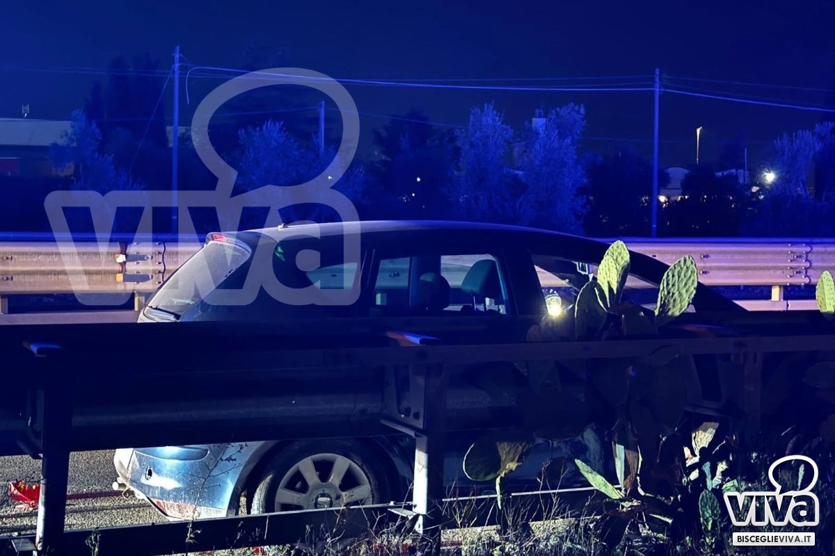 Brutto incidente sulla 16 bis in territorio di Bisceglie