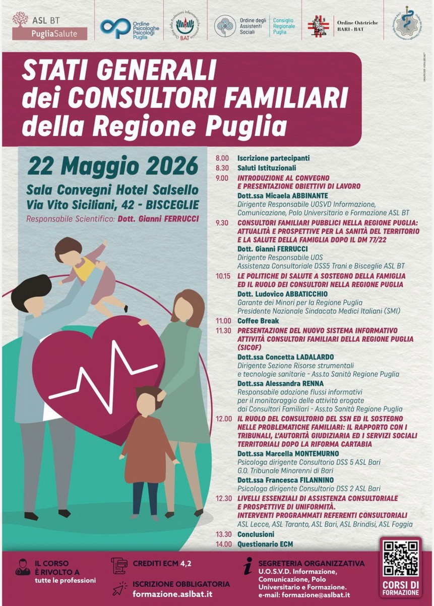 Un incontro sul ruolo dei consultori familiari in Puglia