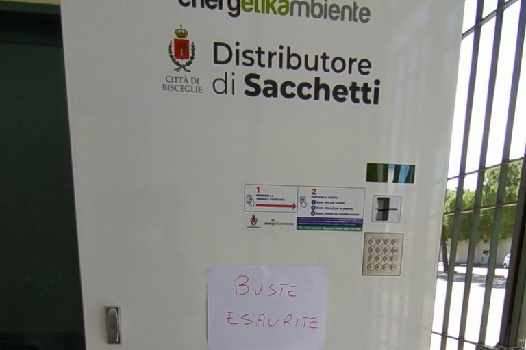 Distributore automatico di sacchetti per rifiuti