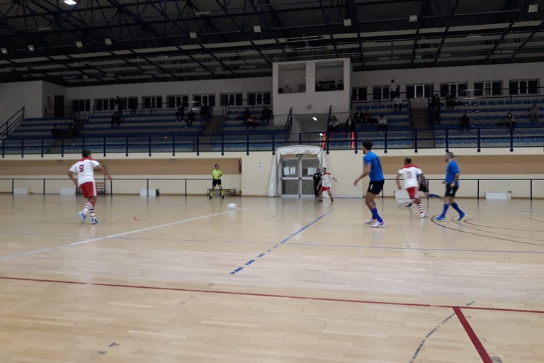 Azione di gioco del Fùtbol Cinco Bisceglie