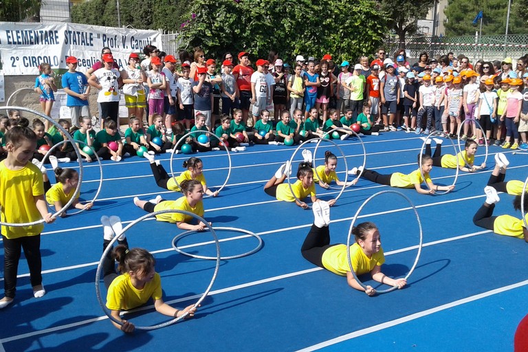 Festa dello sport del secondo circolo didattico. <span>Foto Cinzia Montedoro</span>