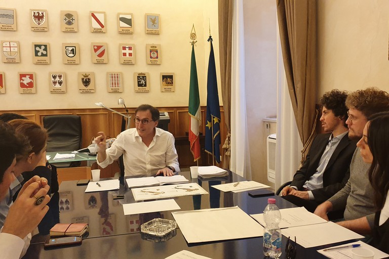 Incontro tra il ministro Boccia e la delegazione delle sardine