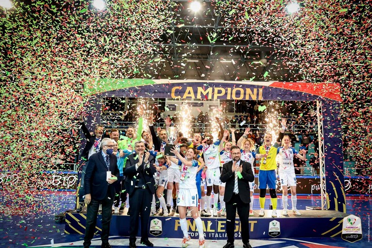 Falconara si aggiudica la Final Eight di Coppa Italia. <span>Foto Paola Libralato (Divisione calcio a 5)</span>