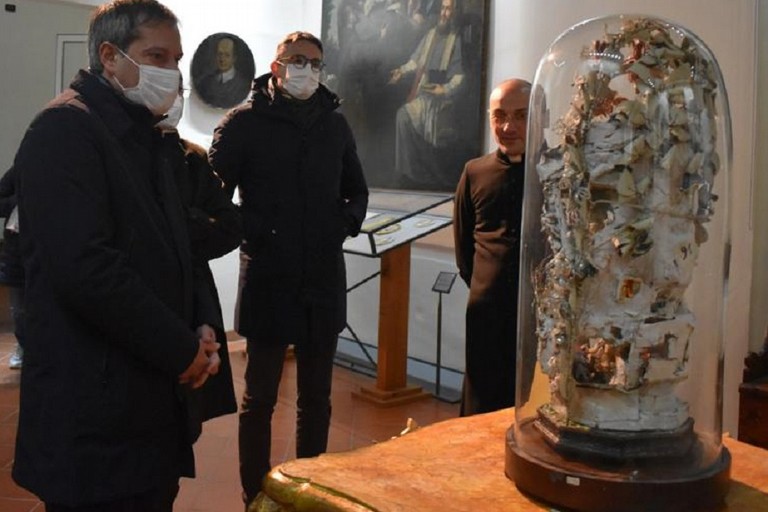 Il Sindaco Angarano al Museo Diocesano di Bisceglie