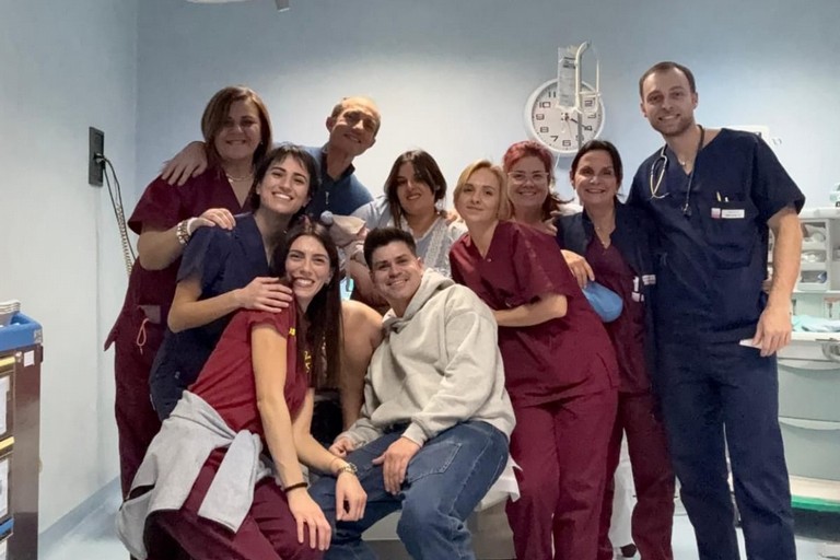 Gabriele il primo nato all'ospedale Vittorio Emanuele II di Bisceglie