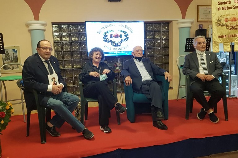 Presentazione del volume sulla vita di Leonardo Storelli nell'auditorium di Roma Intangibile