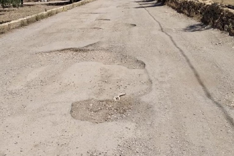 Tratto di via San Pietro, nell'agro biscegliese