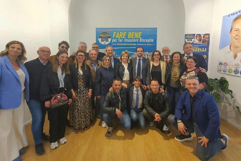 Elezioni Bisceglie, i vertici nazionali di Fratelli d'Italia a sostegno di Francesco Spina