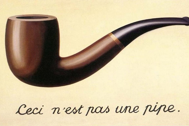La Trahison des images di Magritte