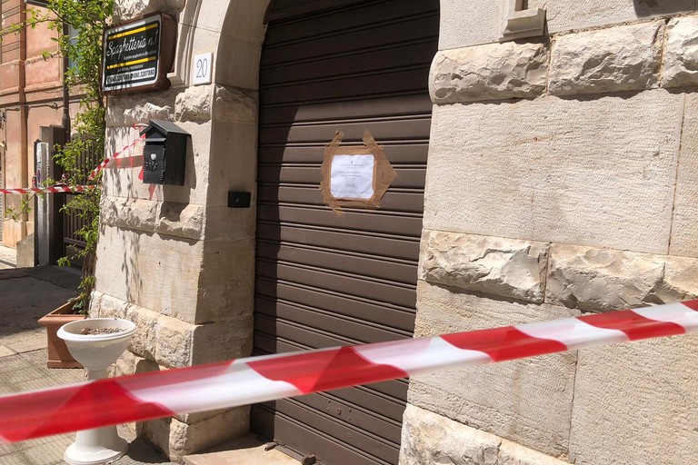 Il ristorante in cui è avvenuta la sparatoria a Bisceglie