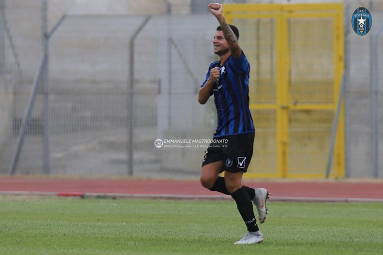 Alessandro Gatto, ancora decisivo con la sua rete. <span>Foto Emmanuele Mastrodonato</span>