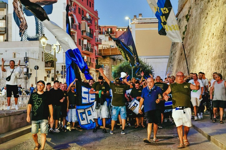 Tifosi Bisceglie calcio. <span>Foto Emmanuele Mastrodonato</span>