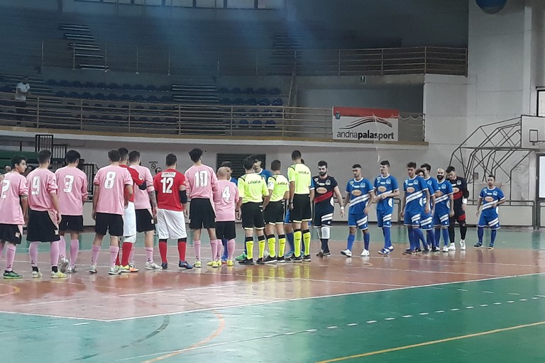 Futsal Andria-Futbol Cinco Bisceglie. <span>Foto Nico Colangelo</span>