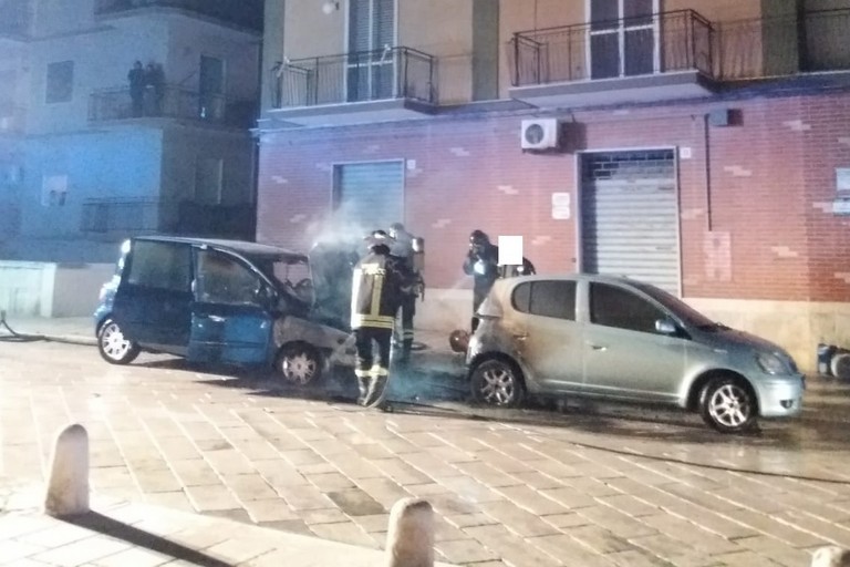 Intervento dei Vigili del fuoco in via Trento