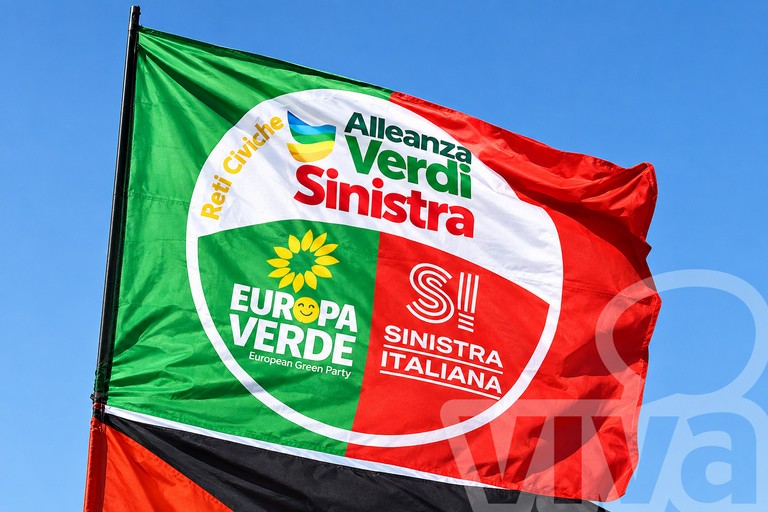 Bandiera AVS Alleanza Verdi Sinistra