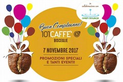 Grande festa, martedì 7 novembre, per il secondo compleanno di 101 Caffè