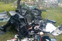 Auto rubata a Bisceglie cannibalizzata nelle campagne di Giovinazzo