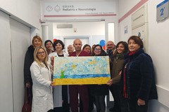 Donato un dipinto all'ospedale Vittorio Emanuele II di Bisceglie - FOTO