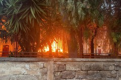 Incendio nella sede della Caritas: intervengono i vigili del fuoco