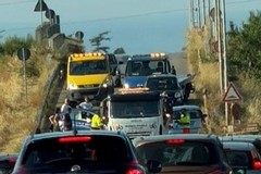 Incidente sul ponte della Bisceglie-Corato-Ruvo: due feriti