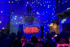 Il teatro dei burattini di Alessio Sasso al "Borgo del Natale"