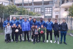 Il Bisceglie Calcio Incontra i ragazzi di Villa Giulia