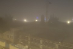 Natale avvolto dalla nebbia a Bisceglie