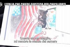 Chico Forti ringrazia l'artista biscegliese Velletri