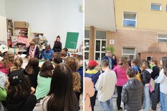 Gli studenti della scuola Monterisi in visita alla Caritas cittadina