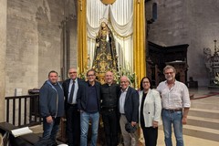 5mila euro donati dal gruppo Megamark al Comitato Diocesano feste patronali di Bisceglie per la Caritas Cittadina