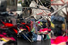 Bisceglie, bomba d’acqua devasta il mercato straordinario della prima domenica del mese
