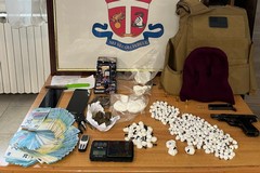 17enne biscegliese arrestato: sequestrati droga, arma clandestina e materiale illecito